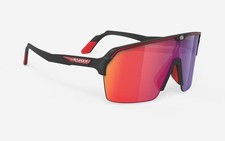 OCCHIALI RUDY PROJECT Spinshield AIR  Black Matte Multilaser Red new