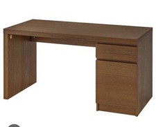 Scrivania Ikea Malm marrone