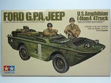 TAMIYA 1/35 COD. 3543 FORD G.P.A. JEEP U.S.  4X4 TRUCK + 2 FIGURINI INTEGRO WWII