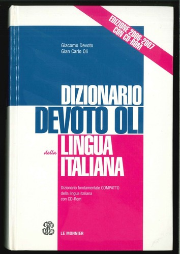 Dizionario devoto oli della - devoto,