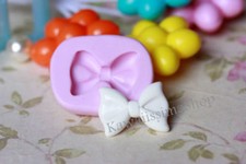 Stampo in gomma per fimo, cernit, pasta zucchero forma fiocco 2,8 cm * 2 cm