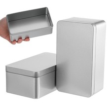 2 Pcs Barattoli Latta Vuoti