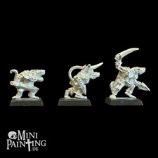 Warhammer Fantasy Skaven Gutter Runners Gossenlaufer Metal Citadel fuori produzione Mordheim