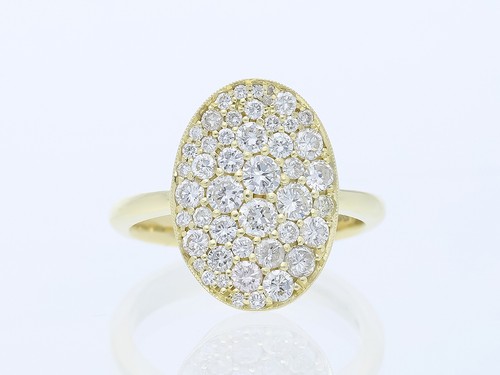 Anello diamante - 1,52, ct.