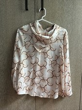 Zara camicia donna top raso di