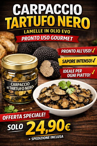 Carpaccio tartufo nero 90g - nero,
