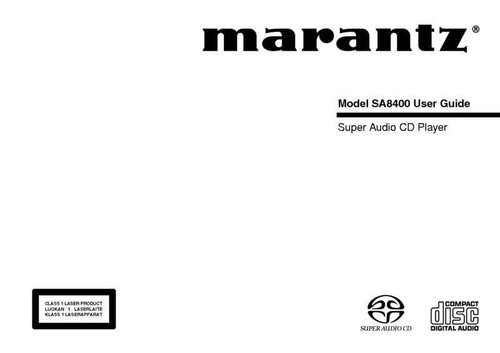 Marantz sa8400 lettore - marantz,