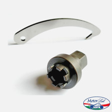 ATTREZZO BLOCCA FRIZIONE + CHIAVE DADO Vespa PX PE 125 150 200 Arcobaleno