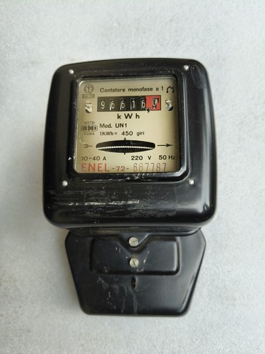 Contatore elettrico monofase - elettrico,