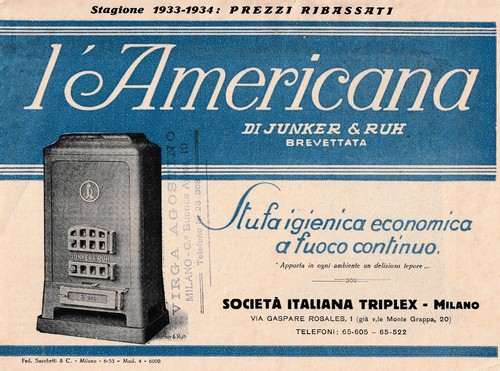 Brochure americana di - brochure, "l'americana"