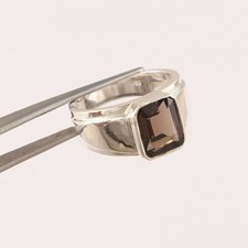 Naturale Fumoso Quarzo Con 14K