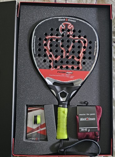 Racchetta padel black crown - racchetta,