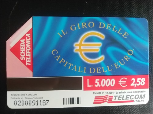 Scheda telefonica giro - il,