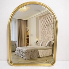 Specchio in stile classico antico foglia Oro cornice in legno specchiera Minimal