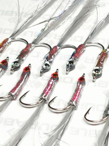 10x bass saltwater flies - ,