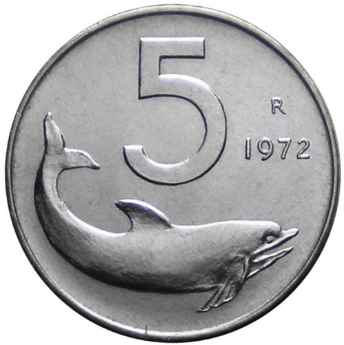 Lire 1972 delfino - lire,