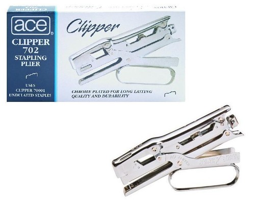 Ace clipper plier stapler - ace,