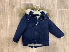 Giacca Parka blu scuro bimbo 2 anni - 80-86 cm marca Birba