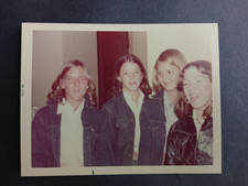 Foto ritrovata 1974 Denim Mafia 4 gomme da masticare ortodontica scaffalata ragazze adolescenti 1664