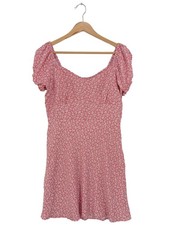 HOLLISTER Abito estivo Donna Abito Taglia IT 44 rosa-bianco stile casual