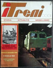 I TRENI OGGI - n. 2 - 1980  ferrovia dell’Argentario -  Chieri - Tranvie Cremona