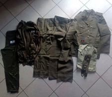 lotto Abbigliamento Divise MILITARI Esercito Italiano anni 90 mimetica basco