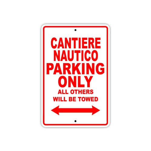 Insegna cantiere nautico solo - insegna,