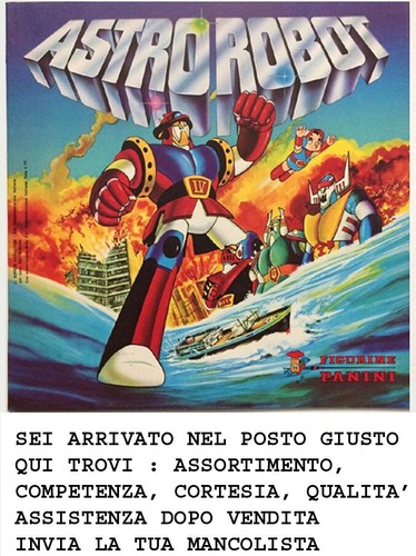 Mancolista panini astrorobot - mancolista,