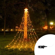 Albero luminoso a cascata con