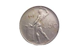 1962 R Italia 50 Lire KM# 95,1