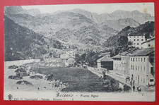 Recoaro (VI) Fiume Agno non viaggiata primi 900