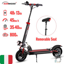 Monopattino Elettrico con Sedile Veloce per Adulti 40 Km Autonomia Pieghevole