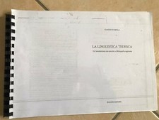 LA LINGUISTICA TEDESCA, Claudio Meola