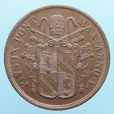 PIO IX 5 BAIOCCHI 1851 V