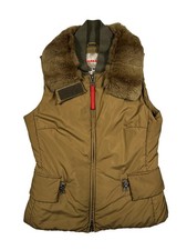 Prada Nylon Fur Collar Gilet -
