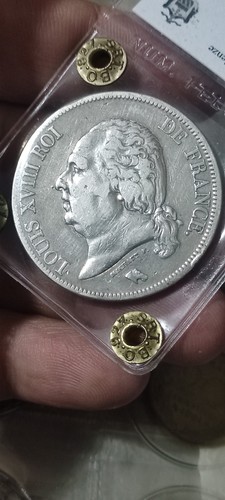 Moneta francia luigi xviii - francia,