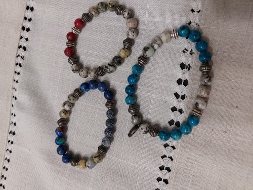 Bracciale uomo pietra - , pietre