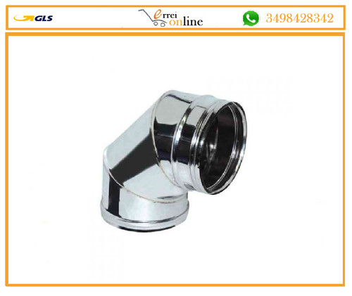 Curva acciaio inox per - 90°,