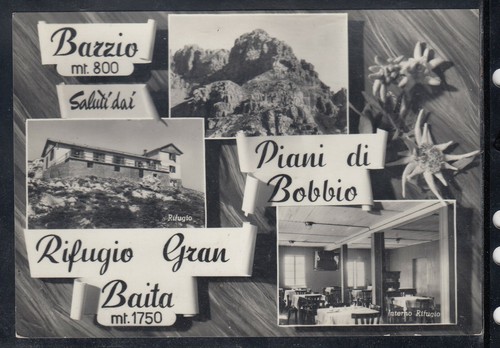 Cartolina barzio saluti dai - cartolina,