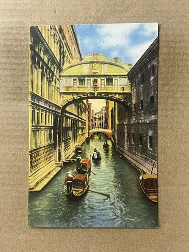 Cartolina venezia italia ponte - venezia,