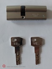 CILINDRO SERRATURA MG NICHEL + 2 CHIAVI