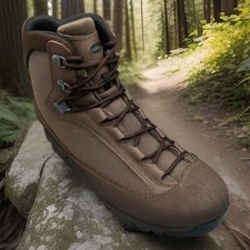 Stivali AKU Gore-Tex Uk 9 M Marrone Difesa Militare Impermeabili Trekking Marines