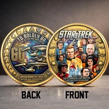 Moneta Commemorativa Star Trek