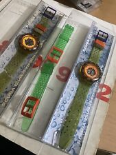 2-Swatch - Scuba - Hyppocampus - SDK 103 - 1991 Con Bobina E Senza Piu Cinturini