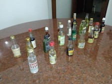 Lotto 5 - 20 rari mignon bottigliette collezione whisky scotch brandy liquori