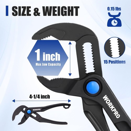 Workpro mini pinza per pompa - per,