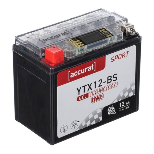 Batteria moto ytx12 gel - batteria, ytx12-bs