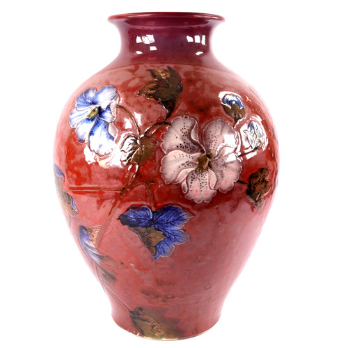 Antico vaso fiamma ceramica