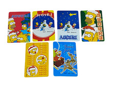 CARD  SIMPSONS  SET  VARIO  AUGURI  NATALE  1999