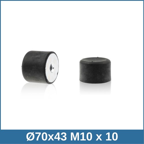 Piedini per macchina ø70 x - per, es